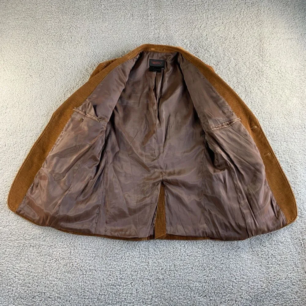 Di Quattro Blazer Mens 42 R‎ Brown Corduroy Sport Coat Jacket 2 Button Casual
